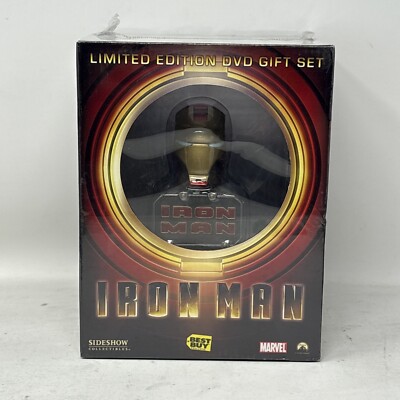 IRON MAN Limited Edition Best Buy Gift Set w/ Mini Bust Marvel Comics NIB SEALED