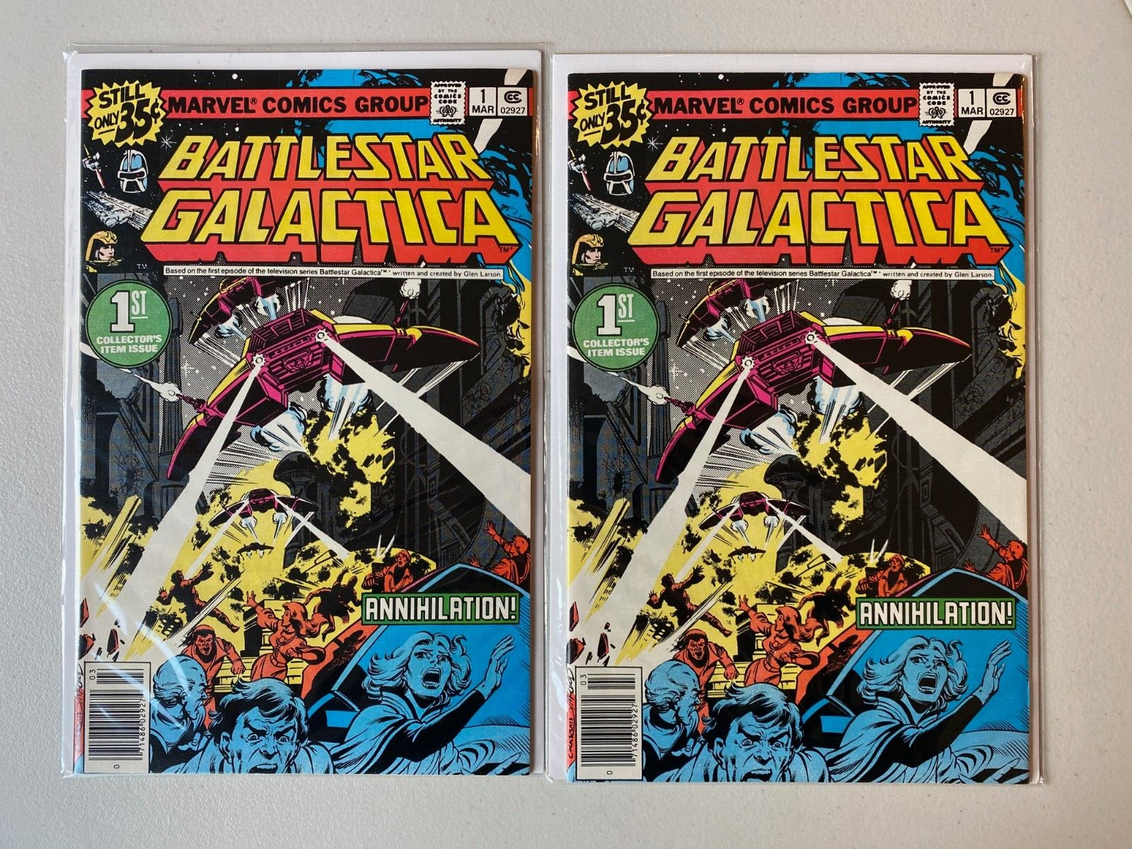 1979 Battlestar Galactica 1 Marvel Comics First Issue NICE SEE PHOTOS!