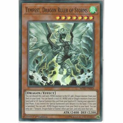MYFI-EN045 Tempest, Dragon Ruler of Storms | 1st Edition Super