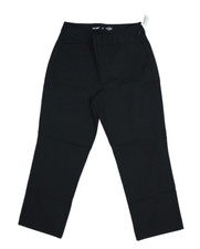 Old Navy High Waisted Pixie Straight Ankle Pant Secret Smooth Pocket Black 10P