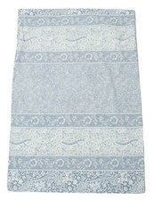 Vintage Blue White Flower Pattern Pillow Case