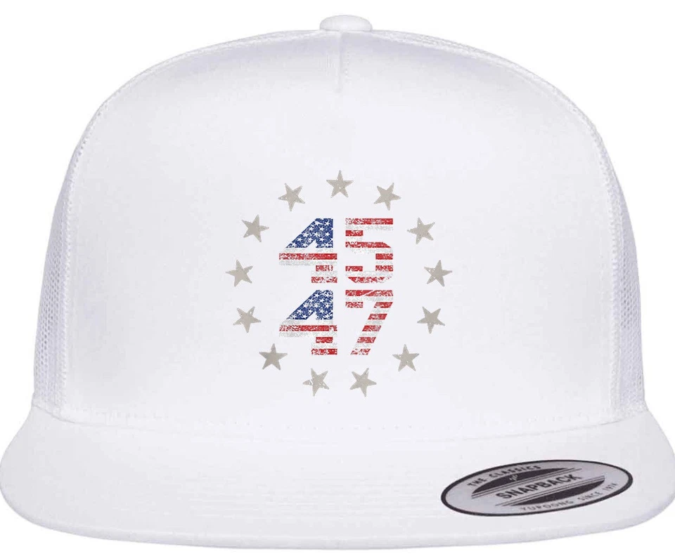 Gorra Trump Vance 2024 MAGA Never Surrender Fight Camo Eagle 45 47 Trucker Foto 4 de 4