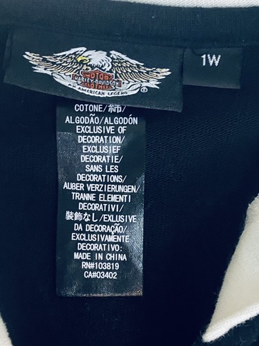 Harley Davidson Womens Zip Up Hoodie Size 1W (18-20) Live Ride Logo Sweatshirt - Picture 7 of 11