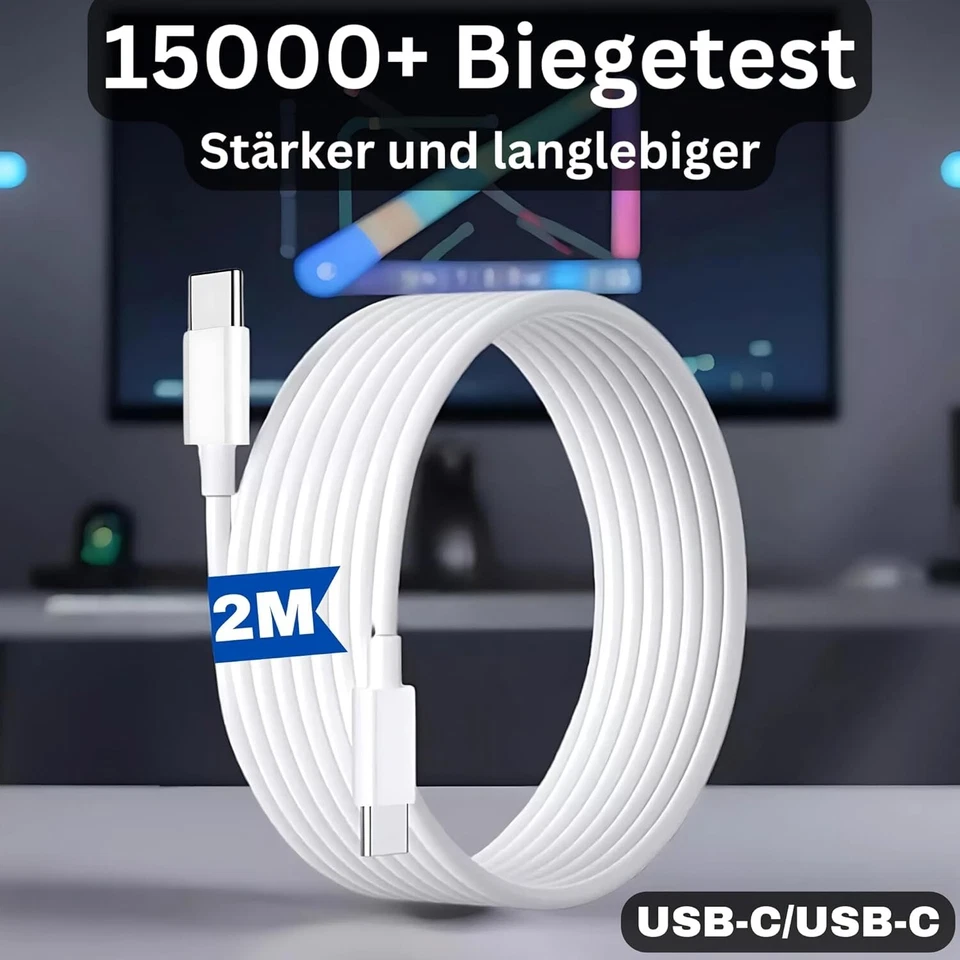 20W Ladegerät 60W ladekabel für iPhone 15 16 Plus/Pro/Pro Max USB C Adapter - Bild 4 von 4