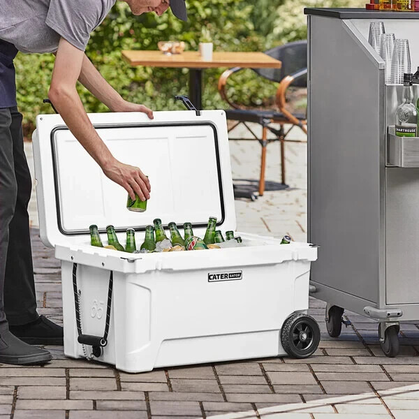 NEW CaterGator White 65 Qt. Mobile Rotomolded Extreme Outdoor