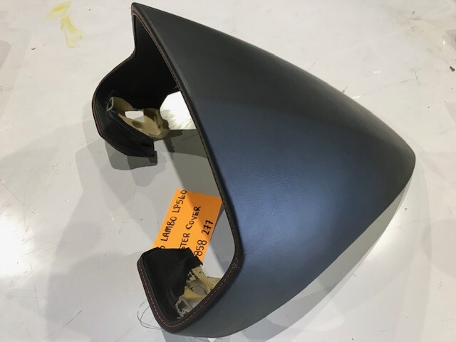 13 LAMBORGHINI GALLARDO LP560 OEM BLACK LEATHER GAUGE CLUSTER COVER 401858277