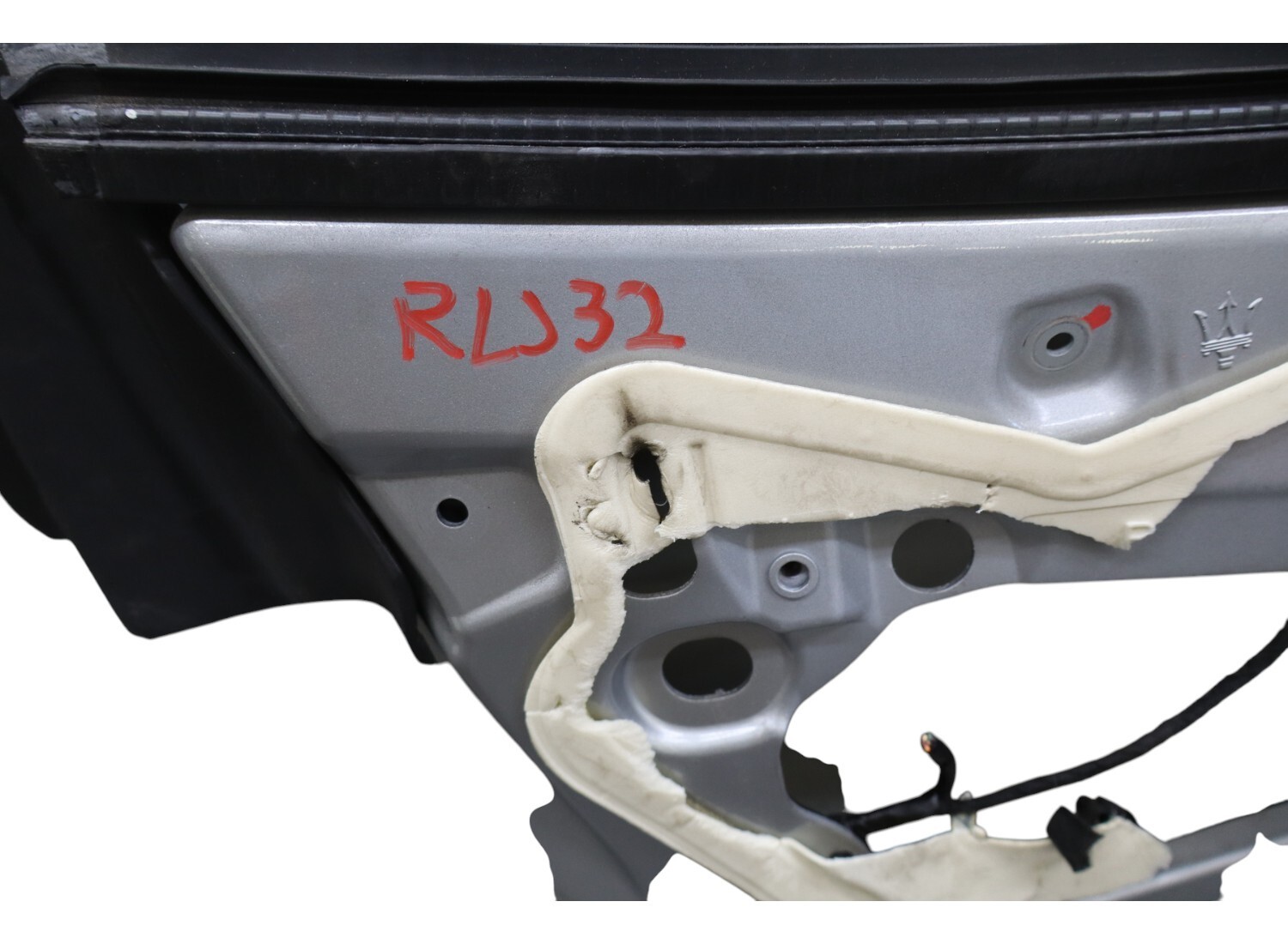14-20 Maserati Ghibli Rear Left Driver Side Door Shell Panel Silver Oem