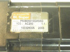 P50B05010DXS6D BL Super AC Servo Motor Sanyo Denki Amada FBD-NT