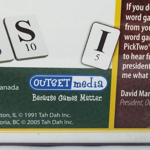 Pick Two Deluxe Crossword Puzzle Tile Game 3-8 Players Ages 8+ RARE NEW - Picture 4 of 6
