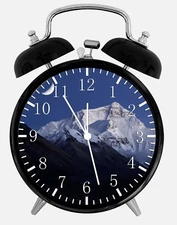 Mount Everest Himalaya Alarm Desk Clock 3.75" Home or Office Decor E405