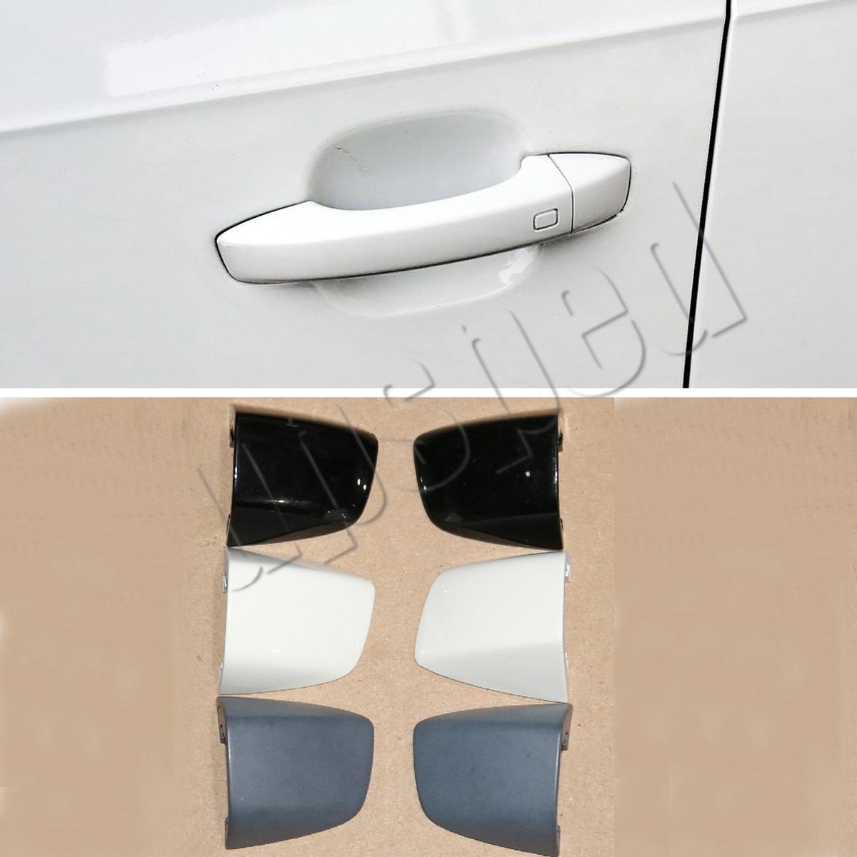 アウディ Front Left Driver Passenger Side Door Handle Cover Cap For Audi Q7