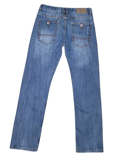 Tommy Hilfiger Vintage Low-rise Jeans Boys Size 12 Straight Leg Streetwear Retro - Picture 2 of 12