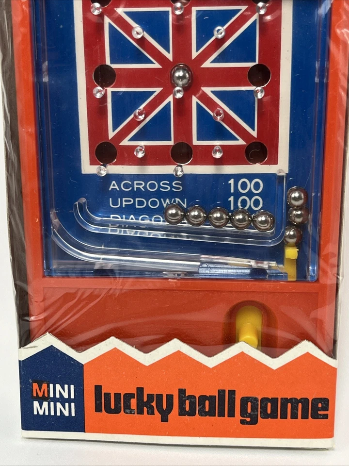 Época Mini Bola de la Suerte Laberinto BB Juego 7882 Palma Portátil En Caja Hong Kong Nuevo de Lote Antiguo Foto 3 de 4
