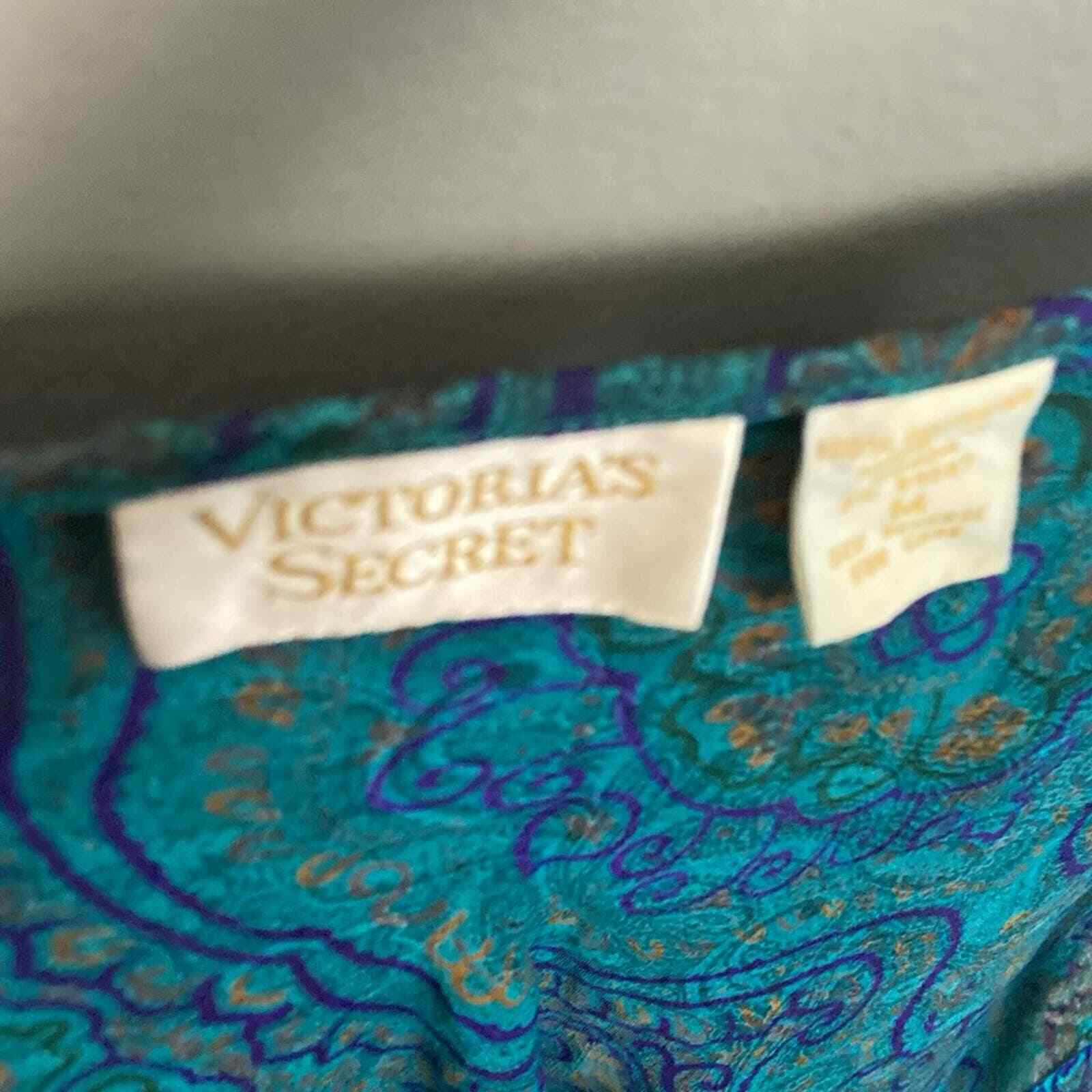 Victoria's Secret gold chemise slip medium paisle… - image 9
