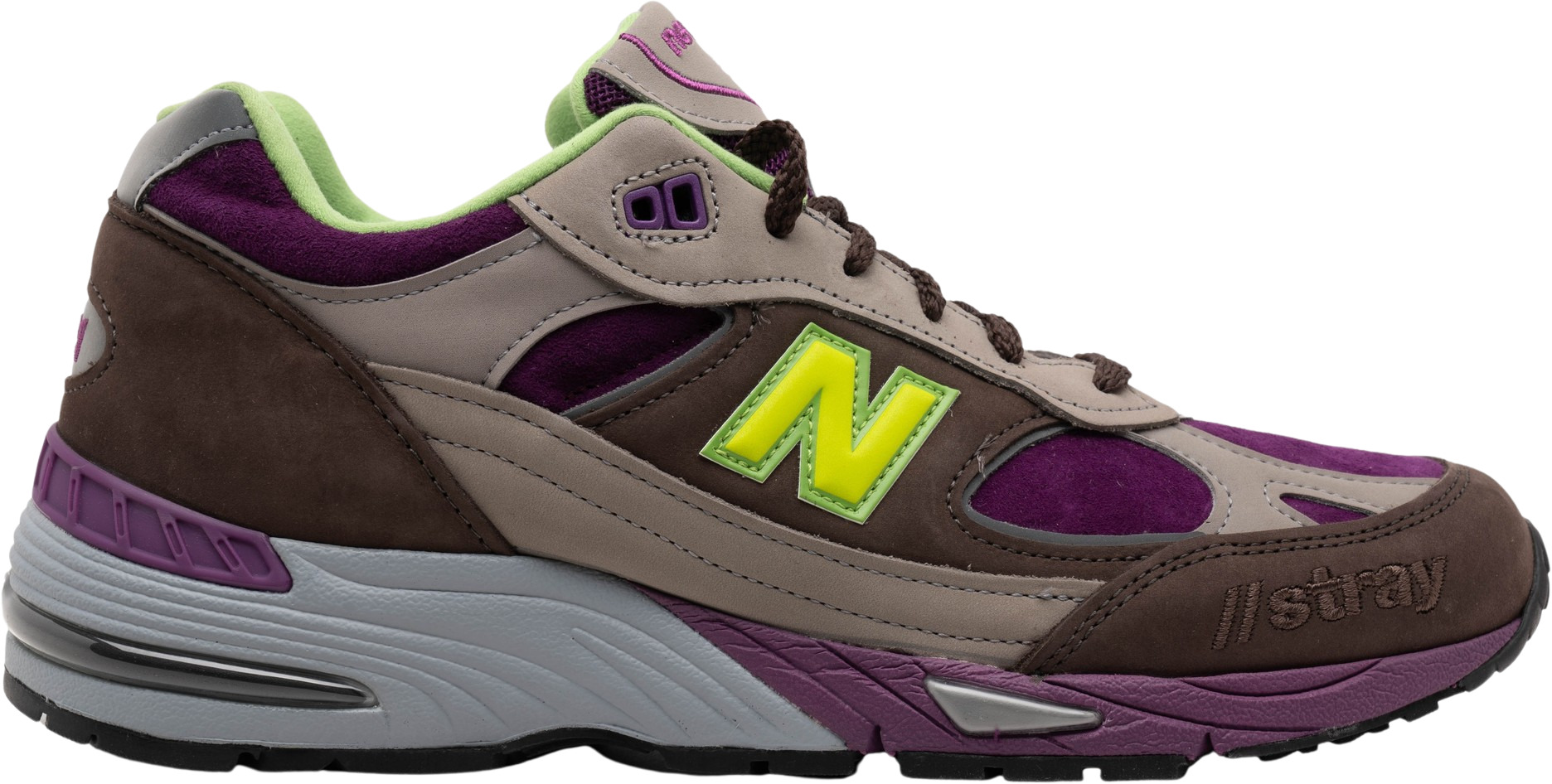 New Balance Stray Rats x 991 Made in England Purple Green New Balance Stray Rats x 991 Made in England Purple Green