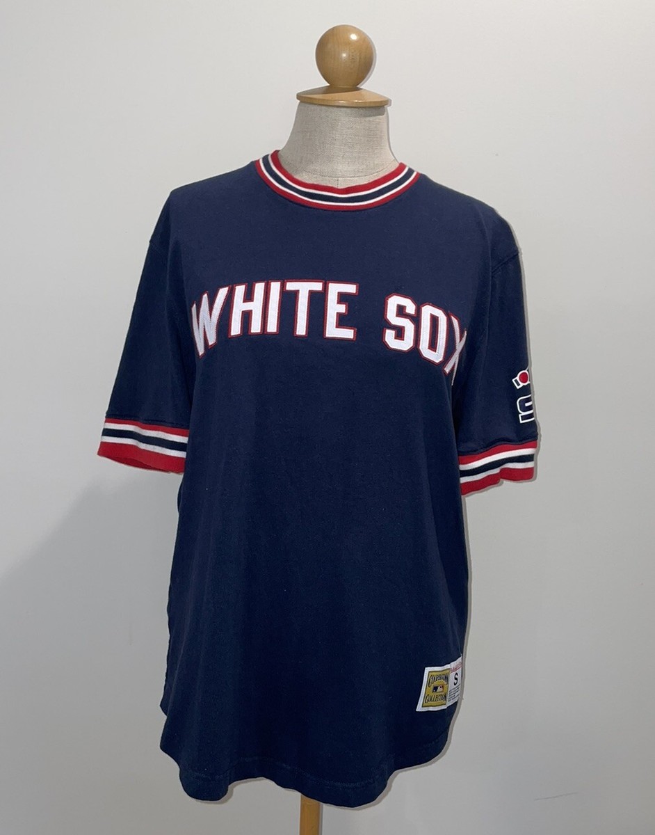 Chicago White Sox Baseball Retro Logo Navy Blue Shirt Sz Small | eBay