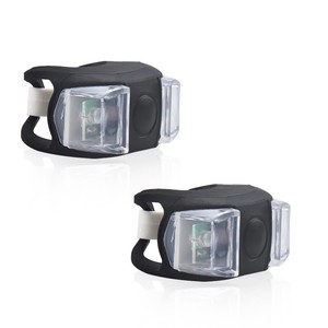 6 Pcs Silicone Bicycle Bike Cycle Safety LED Head Front /& Rear Tail Light Set