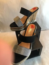 Vintage Mudd Wedge Platform Sandals Studded Boho Women's Size 6 M