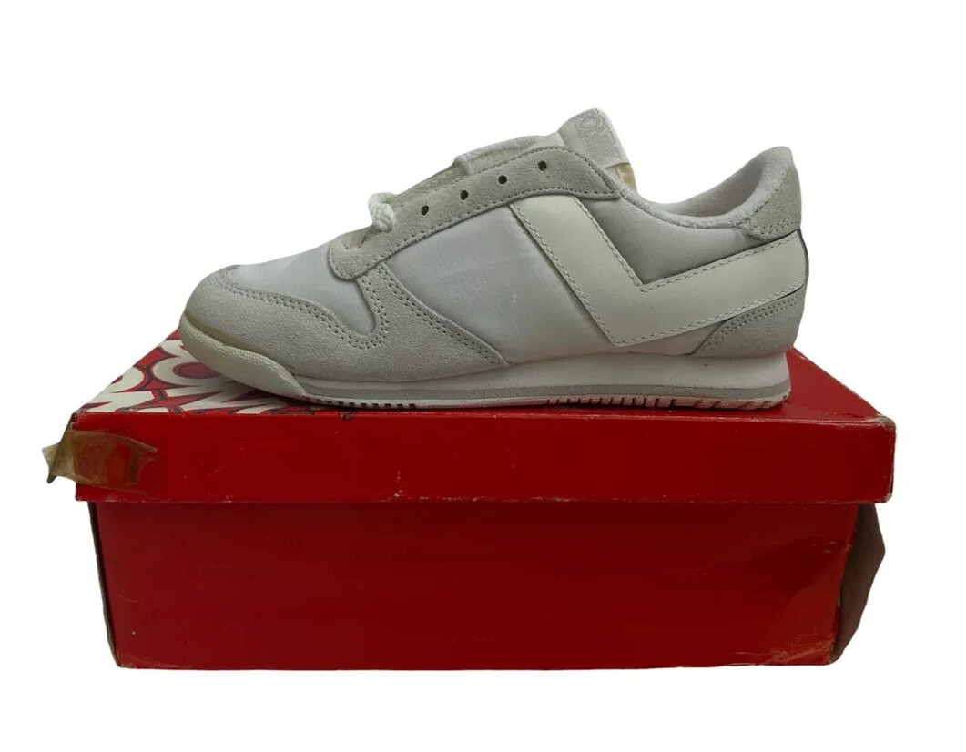 Scarpe da ginnastica vintage Pony Central Park 2 taglia 5 5 nuove con scatola anni '80