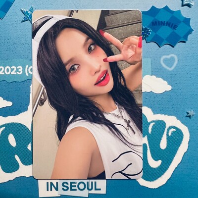 GIDLE photocard (G)I-DLE WORLD TOUR [I am FREE-TY] IN SEOUL DVD