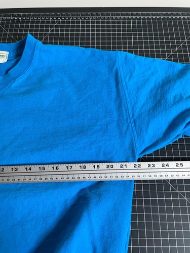 VTG L.L. Bean French Terry Sweatshirt Adult Medium / Large Blue USA Made 80s - Picture 5 of 12
