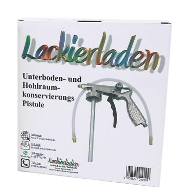Normfest Pistole Für Unterbodenschutz Hochwertige UBS Düsenpistole Inkl. 2x Düse Und 1x