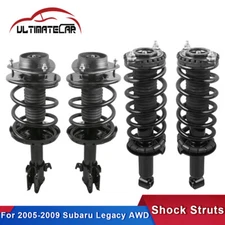 Set 4 Front+Rear Complete Shocks Struts & Spring For 2005-2009 Subaru Legacy AWD