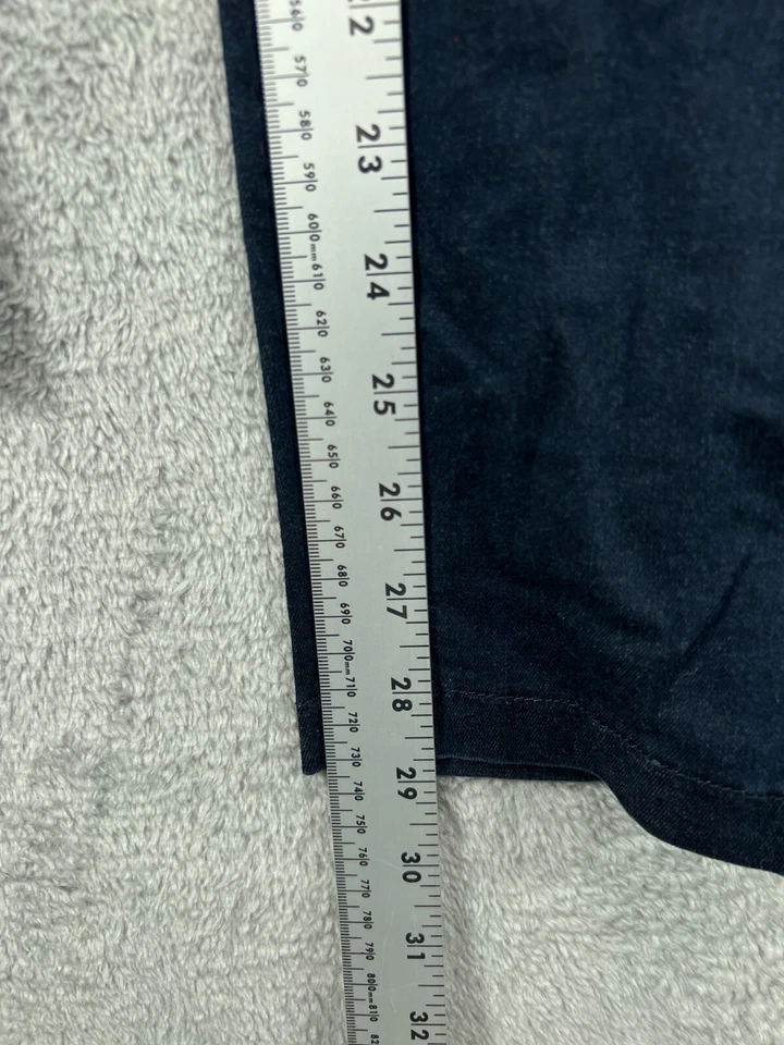 Pantalones de mezclilla QVC Motto Jegging para mujer 10 azules oscuros tiro alto pierna ajustada cónica Foto 4 de 4