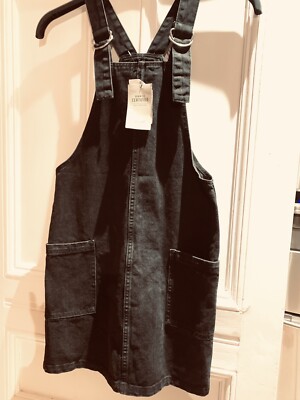 white christmas dresses Nudie Jeans】Inger Utility Denim Dungarees Dress Blue – Blue Beach Denim main image 0
