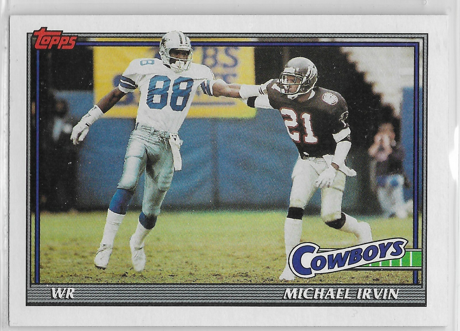 1991 Topps #368 Michael Irvin HOF Dallas Cowboys Miami