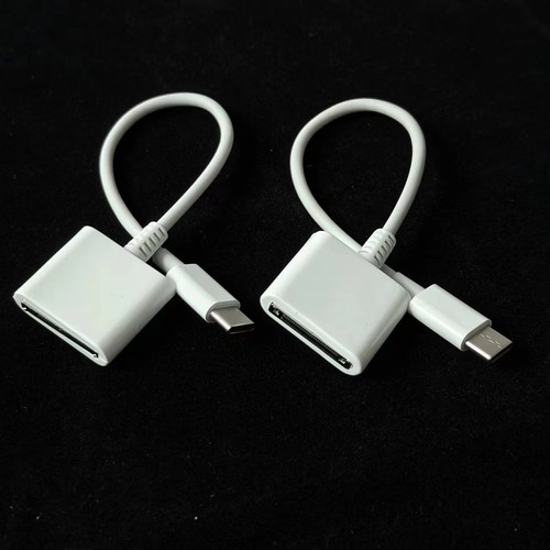 2PACK For Apple 30pin Female to USB 3.1 Type-C USB-C Sync Data Charging Adapter - 第 1/8 張圖片