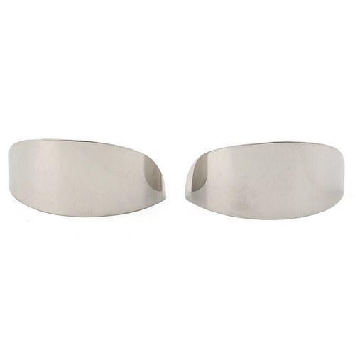2x Chrome Alu Rear Turn Signal Visors for Harley Touring 1986-17 FLHT&FLSTC - Picture 6 of 9
