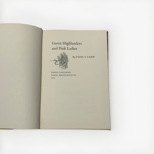 SIGNED Green Highlanders and Pink Ladies Dana S. Lamb 1971 Fly Fishing VTG - Imagen 5 de 6
