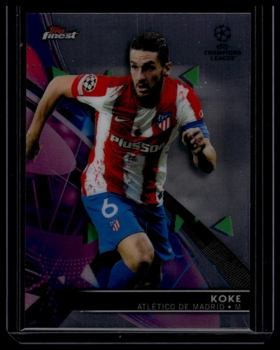 2021-22 Topps Finest UEFA Champions League #27 Koke - Picture 1 of 2