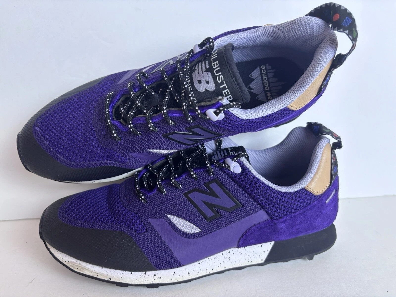 New Balance TrailBuster Size 8.5 Purple Mens Running Trail Reengineered TBTFGSB