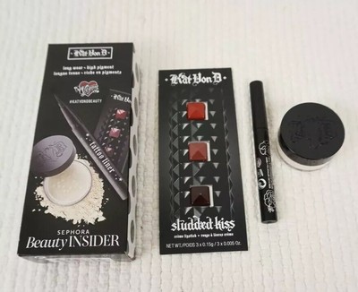 Sephora 2019 Birthday Gift Kat Von D Tattoo Liner Setting Powder Studded Kiss 810763033272 Ebay