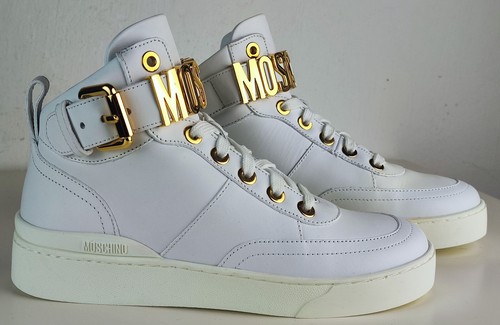 MOSCHINO Knöchel-Sneaker Damen Schuhe High-Top Sneaker Sportschuhe Gr.39 NEU - Bild 14 von 15