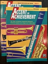 Percussion Lesson Books: Accent On Achievement Book 3