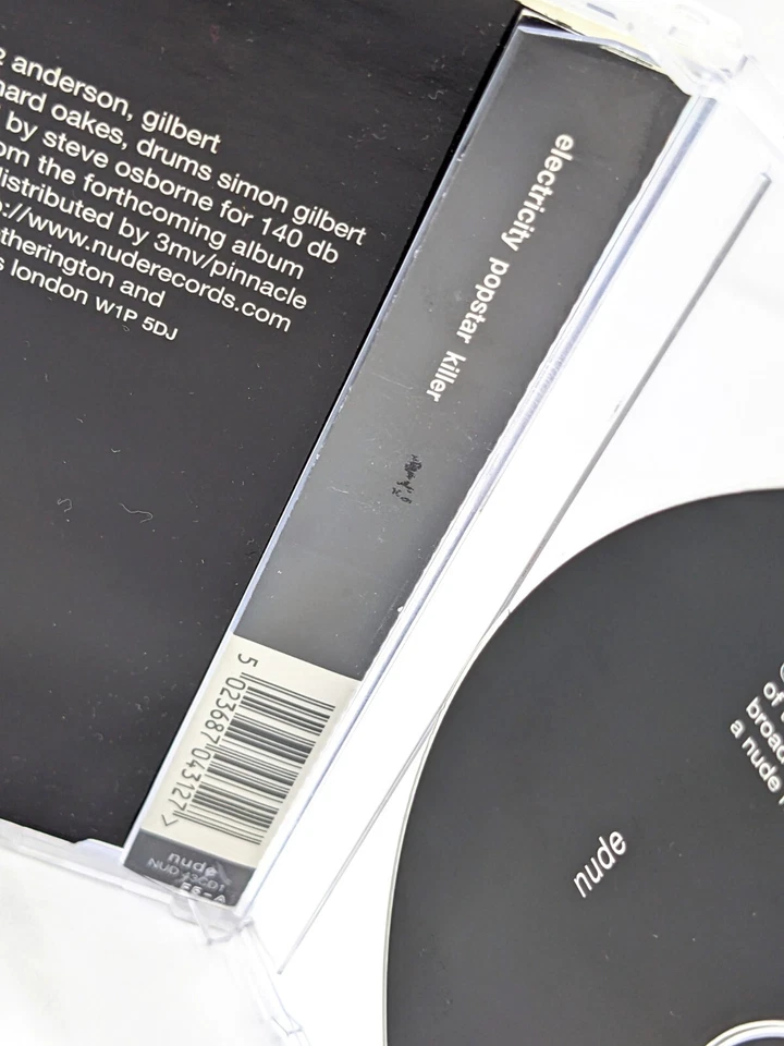 Gamuza - CD Electricidad Único Europa Desnudo 1999 3 Pistas Parte 1 Foto 4 de 4