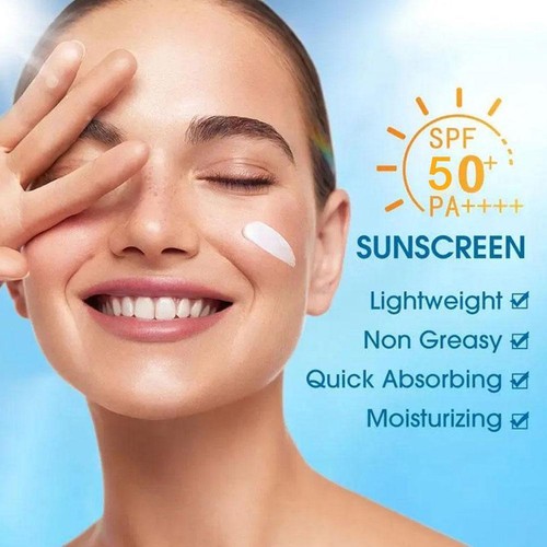 SPF50+ Sunscreen Cream UV Clear Moisturizing Skincare Sunscreen =`~ - Picture 7 of 14