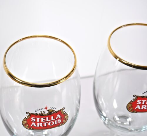 Pair Of Stella Artois 330ml Glasses New Never Used - Picture 5 of 7