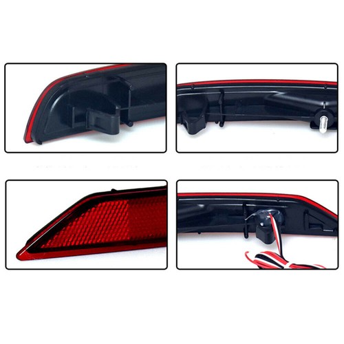 LED Rear Bumper Reflector Fog Brake Turn Indicator Lights For Subaru Forester - Picture 4 of 7