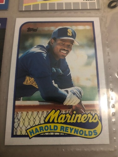 Harold Reynolds ⚾️ Seattle Mariners Baseball Cards ⚾️ 9 Card Lot ⚾️ - Picture 8 of 12
