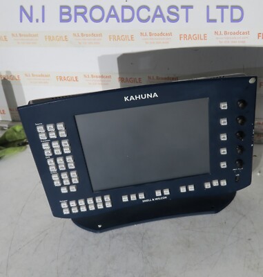 Snell wilcox kahauna 9648700  lcd control panel for vision mixer  no power suppl