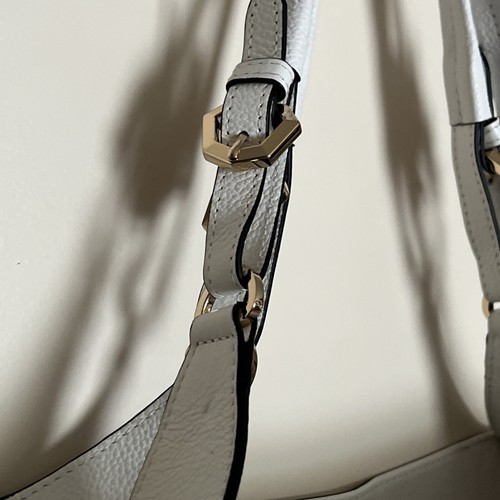 LODIS Leather Nikki Satchel Samba - Optic White NWOT - Picture 11 of 24