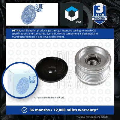 Overrunning Alternator Pulley ADV186101 Blue Print Clutch 021903025T Quality New