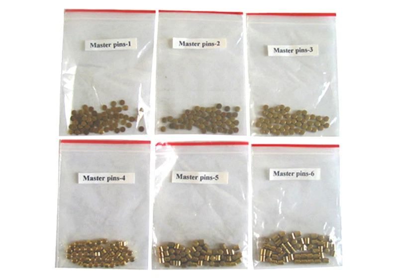 HOUSE GUARD HARDWARE 50 Pieces Custom Kwikset Master Pins #1 #2 #3 #4 #5 #6 Rekey Kit Landlord refill