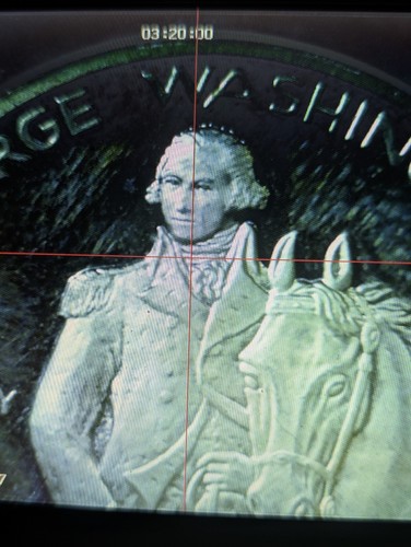 1982-S PP George Washington 90% Silber - Gedenkmünze Half Dollar mit Fehlern - Bild 6 von 8