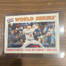 Topps 2026 Heritage World Series Highlights Los Angeles Dodgers #313 Base