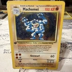 Pokémon TCG Machamp Holo Rare Base Set 1st Edition German language Raw MP